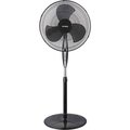 Swivel Oscillating Stand Fan with Remote; Black - 18 in. SW16284